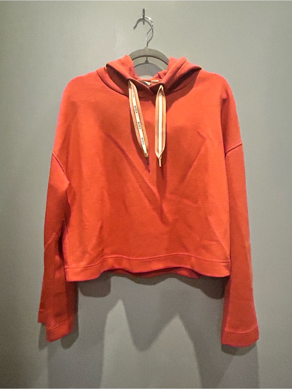 Roxy Orange Hooded Pullover Sweatshirt